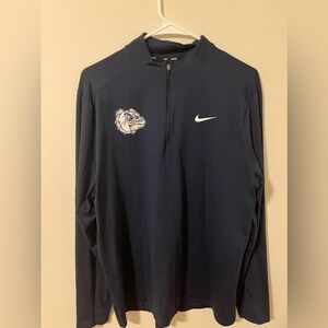 Navy Gonzaga Nike Quarter Zip